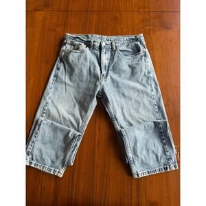 Vintage Men's Levi's 505 Regular Fit Light Wash Jeans - 34x30